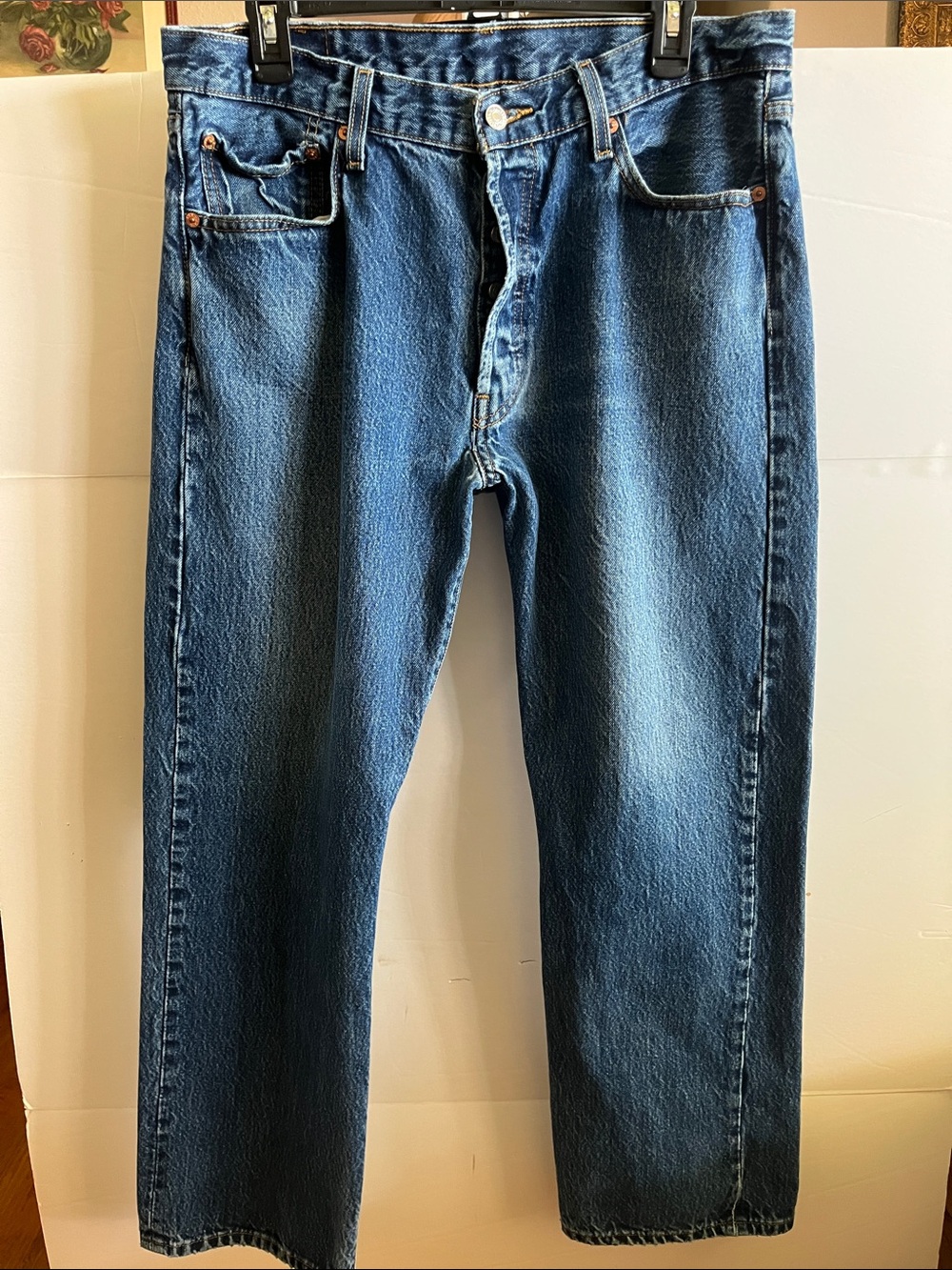 Levi’s 501 button fly 100% cotton men’s jeans